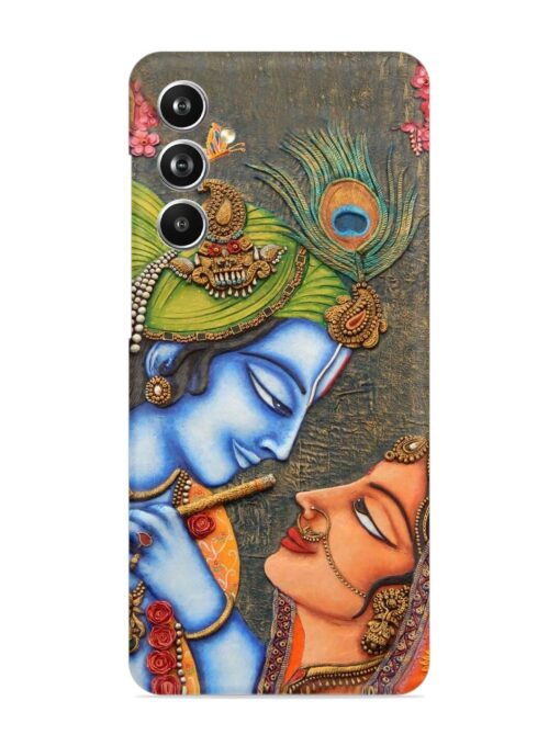 Lord Radha Krishna Flute Art Snap Case for Samsung Galaxy F54 (5G) Zapvi