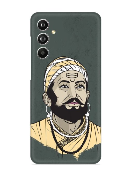 Shivaji Maharaj Vector Art Snap Case for Samsung Galaxy F54 (5G) Zapvi