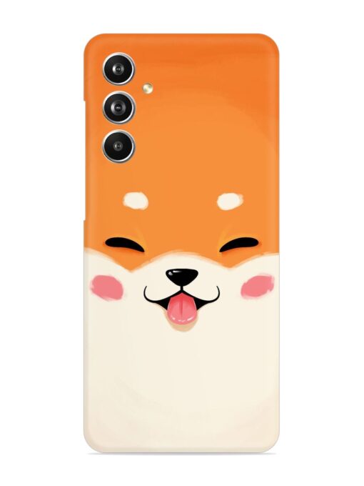 Cute Dog Face Vector Snap Case for Samsung Galaxy F54 (5G) Zapvi