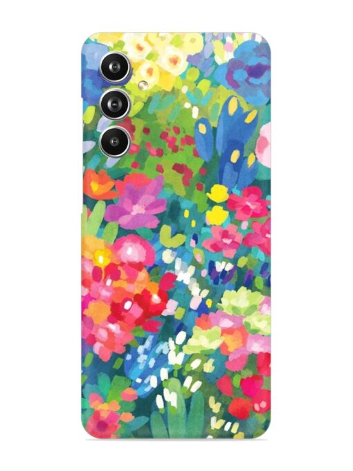 Watercolor Flower Art Snap Case for Samsung Galaxy F54 (5G) Zapvi