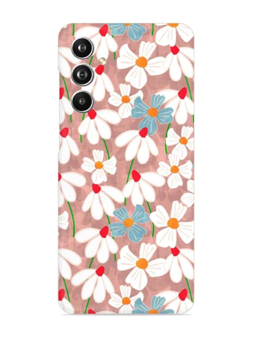 Abstract Petal Flowers Snap Case for Samsung Galaxy F54 (5G) Zapvi