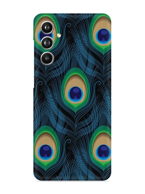 Seamless Pattern Peacock Snap Case for Samsung Galaxy F54 (5G) Zapvi