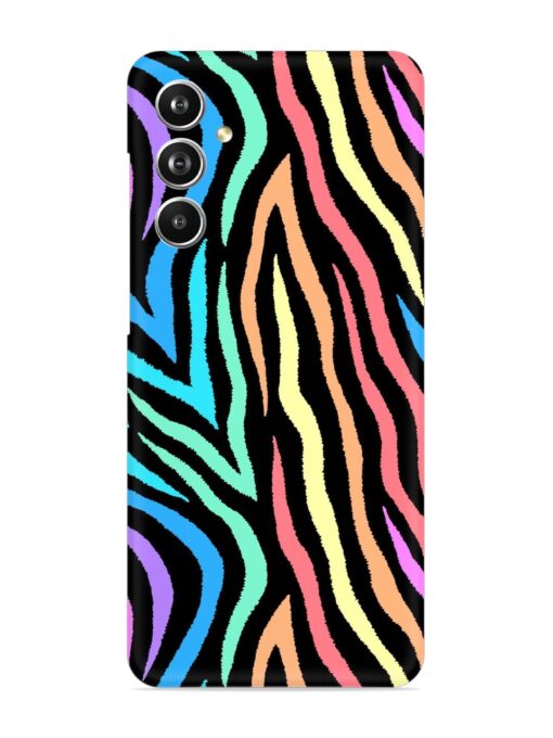 Colorful Abstract Zebra Snap Case for Samsung Galaxy F54 (5G)