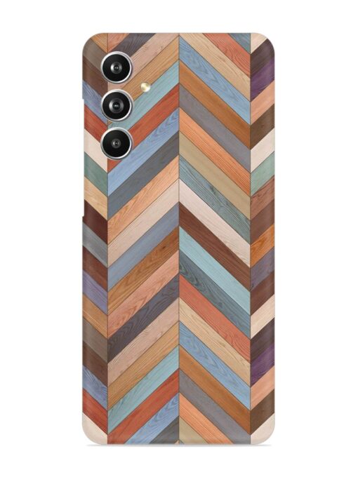 Seamless Wood Parquet Snap Case for Samsung Galaxy F54 (5G) Zapvi