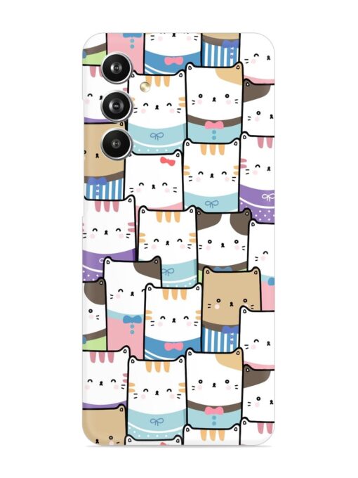 Cute Adorable Cat Snap Case for Samsung Galaxy F54 (5G) Zapvi