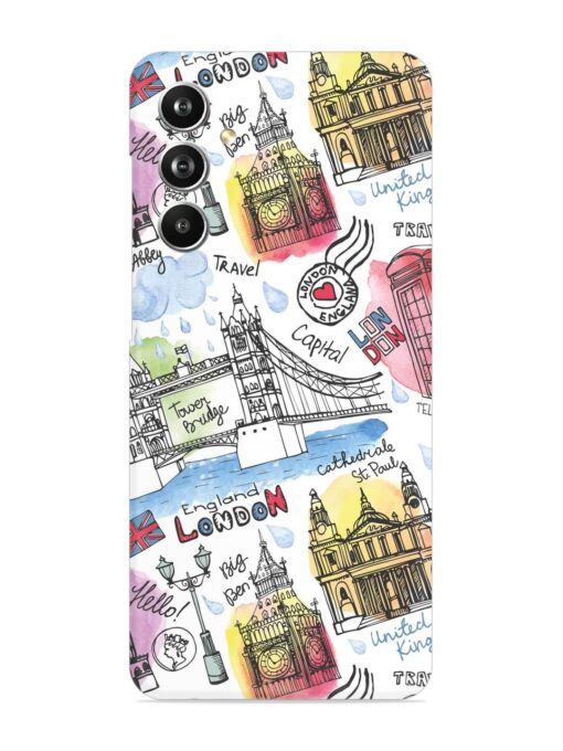 Vector London Landmark Snap Case for Samsung Galaxy F54 (5G) Zapvi