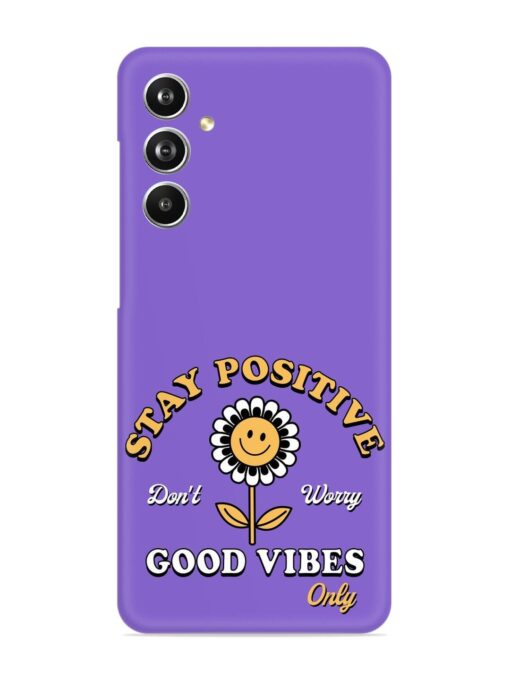 Retro Positive Flower Snap Case for Samsung Galaxy F54 (5G)