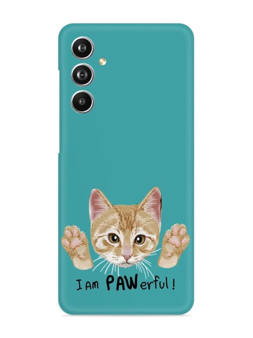 Typography Slogan Cat Snap Case for Samsung Galaxy F54 (5G) Zapvi