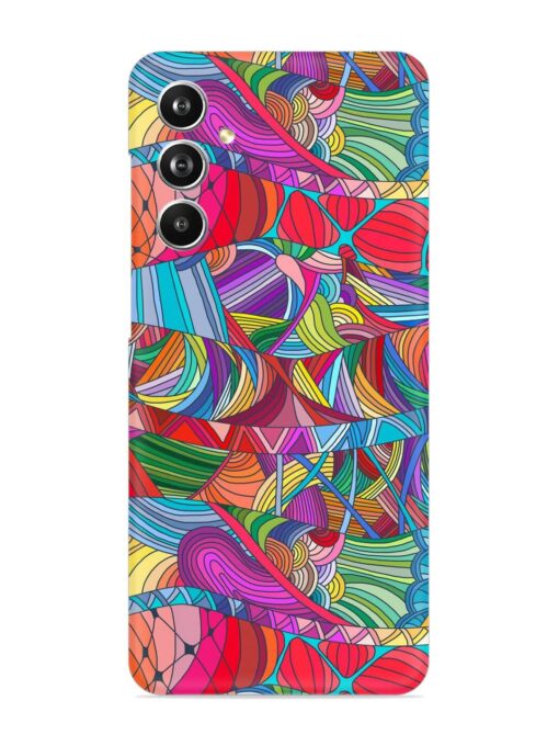 Seamless Patterns Hand Drawn Snap Case for Samsung Galaxy F54 (5G) Zapvi