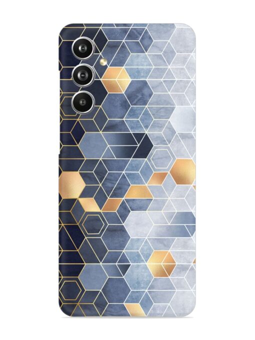 Geometric Abstraction Hexagons Snap Case for Samsung Galaxy F54 (5G) Zapvi