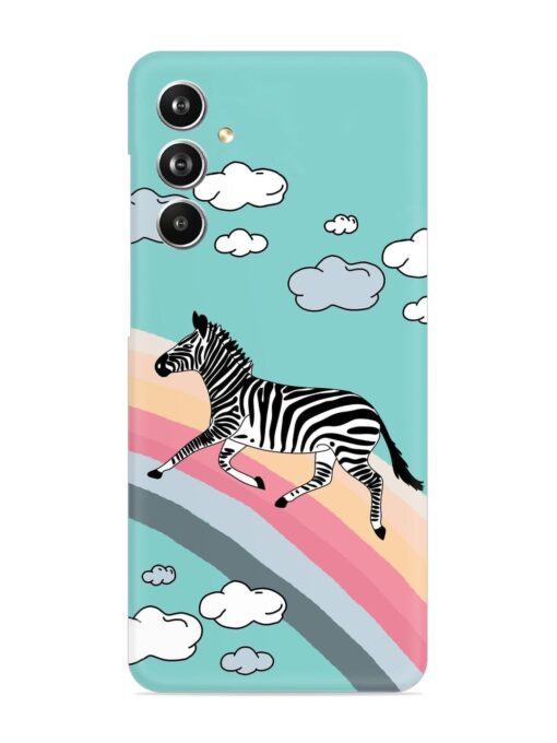 Running Zebra Snap Case for Samsung Galaxy F54 (5G) Zapvi