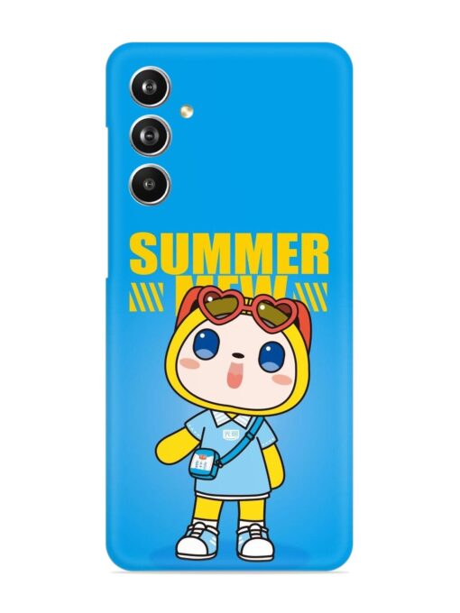 Summer Mew Cartoon Snap Case for Samsung Galaxy F54 (5G) Zapvi