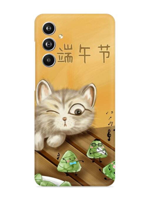 Cat Scorpion Dancing Snap Case for Samsung Galaxy F54 (5G) Zapvi