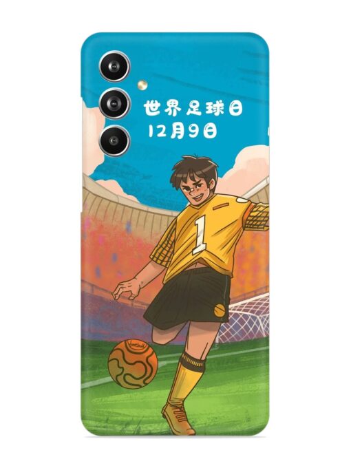 Soccer Kick Snap Case for Samsung Galaxy F54 (5G) Zapvi