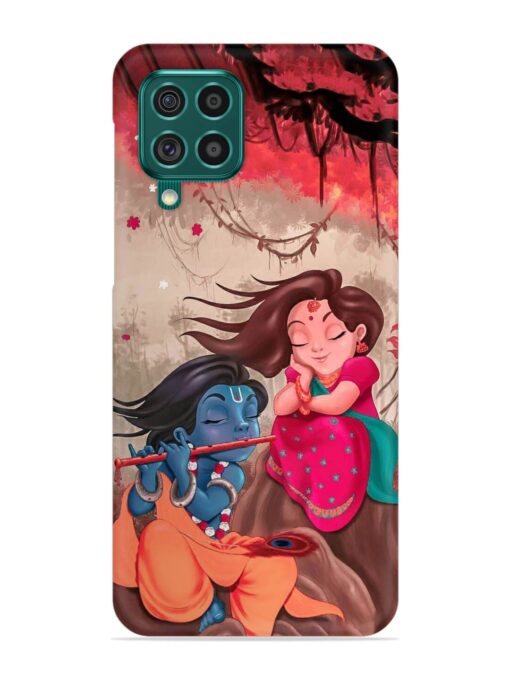 Radhe Krishna Water Art Snap Case for Samsung Galaxy F62