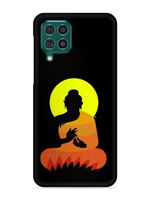 Buddha Art Black Snap Case for Samsung Galaxy F62 Zapvi