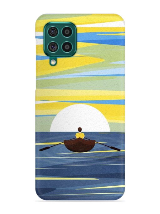 Rowing Person Ferry Paddle Snap Case for Samsung Galaxy F62 Zapvi