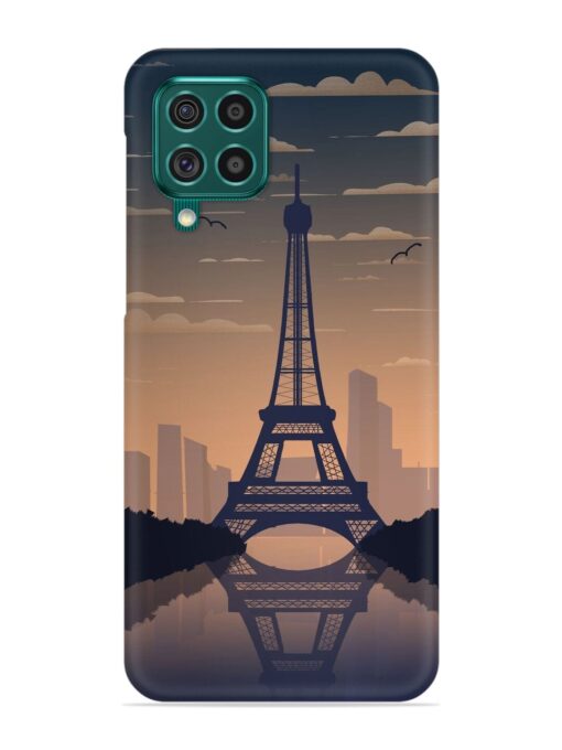 France Paris Eiffel Tower Gradient Snap Case for Samsung Galaxy F62 Zapvi