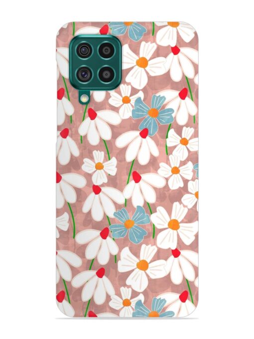 Abstract Petal Flowers Snap Case for Samsung Galaxy F62