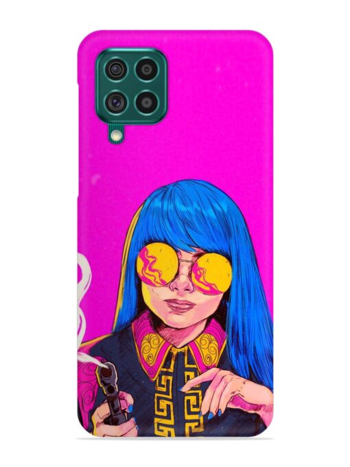 Aesthetic Anime Girl Snap Case for Samsung Galaxy F62