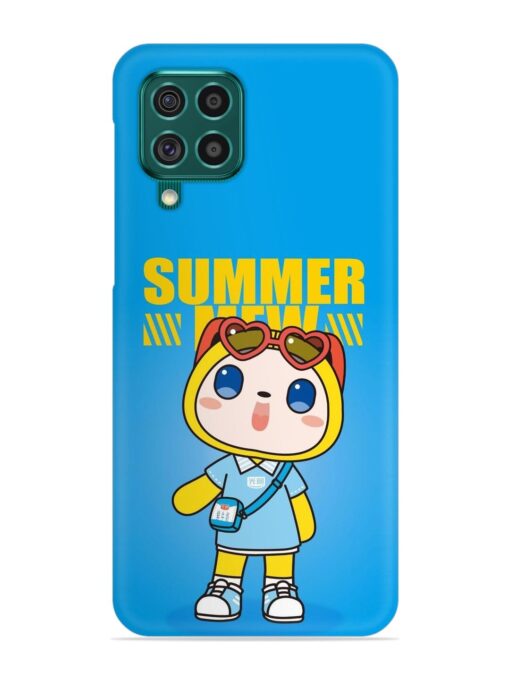 Summer Mew Cartoon Snap Case for Samsung Galaxy F62