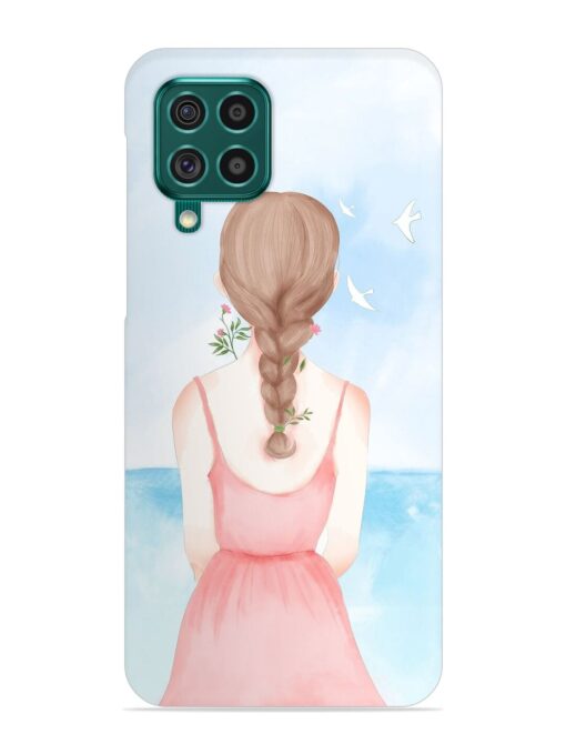 Watercolor Girl Vector Snap Case for Samsung Galaxy F62