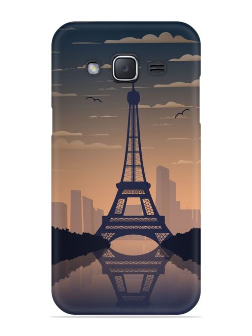 France Paris Eiffel Tower Gradient Snap Case for Samsung Galaxy J2 (2015)