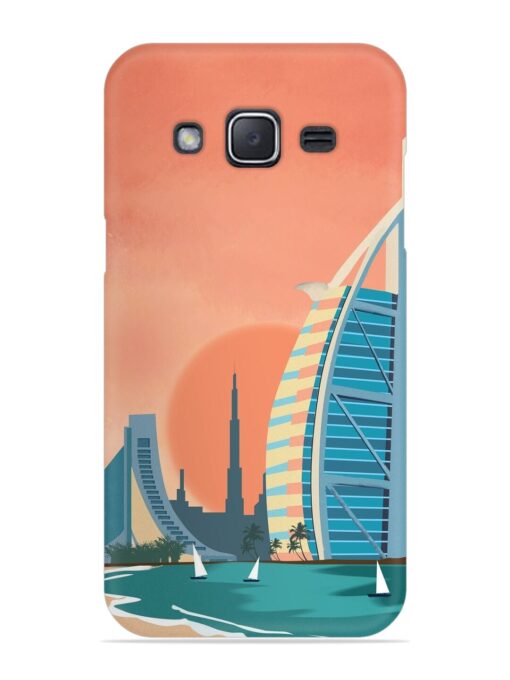 Dubai Architectural Scenery Snap Case for Samsung Galaxy J2 (2015) Zapvi