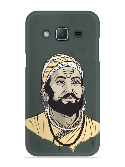 Shivaji Maharaj Vector Art Snap Case for Samsung Galaxy J2 (2015)