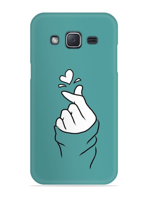 Korean Heart Sign Art Snap Case for Samsung Galaxy J2 (2015)