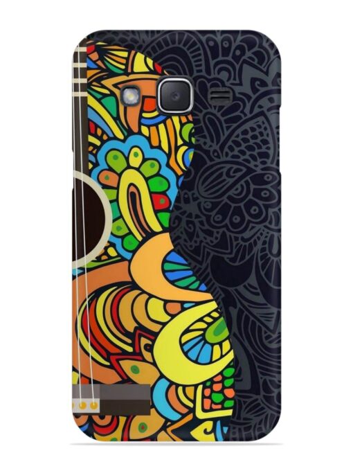 Guitar Vector Art Snap Case for Samsung Galaxy J2 (2015)