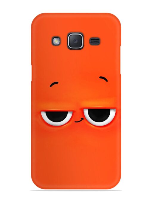 Smiley Face Snap Case for Samsung Galaxy J2 (2015) Zapvi