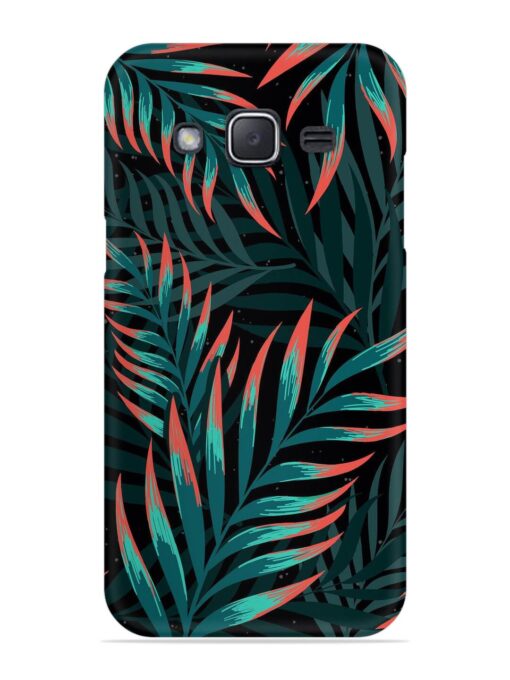 Green Leaf Art Snap Case for Samsung Galaxy J2 (2015) Zapvi