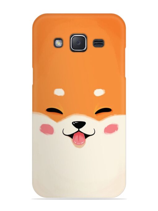 Happy Cat Art Snap Case for Samsung Galaxy J2 (2015) Zapvi