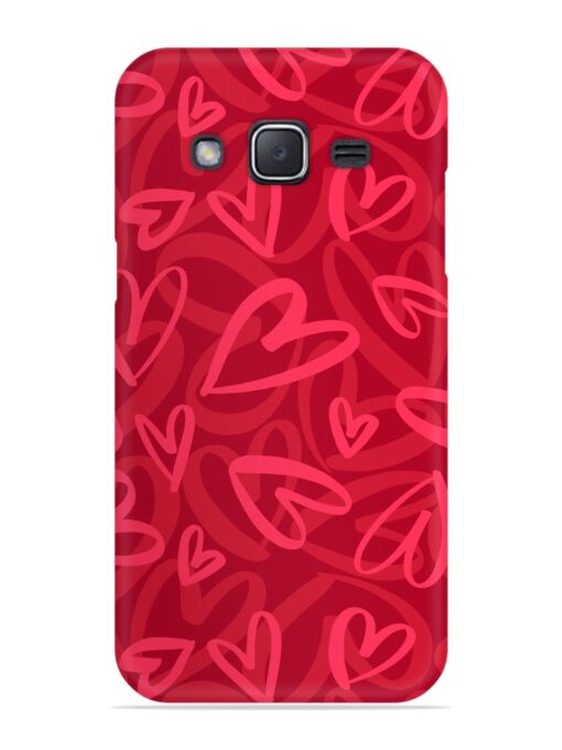 Seamless Romantic Pattern Snap Case for Samsung Galaxy J2 (2015)