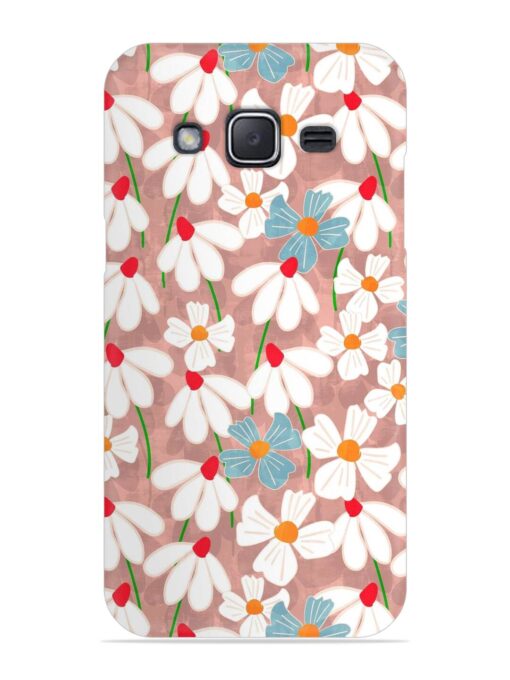 Abstract Petal Flowers Snap Case for Samsung Galaxy J2 (2015) Zapvi