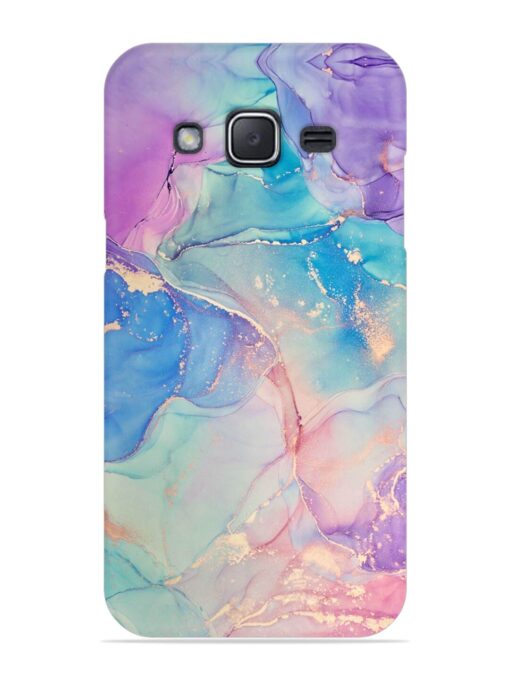 Alcohol Ink Colors Snap Case for Samsung Galaxy J2 (2015) Zapvi