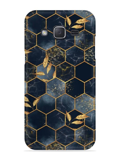 Marble Hexagon Seamless Snap Case for Samsung Galaxy J2 (2015) Zapvi