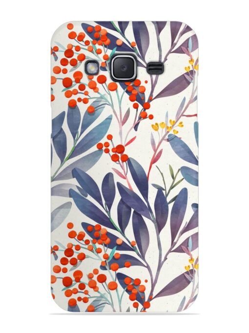 Seamless Floral Pattern Snap Case for Samsung Galaxy J2 (2015)