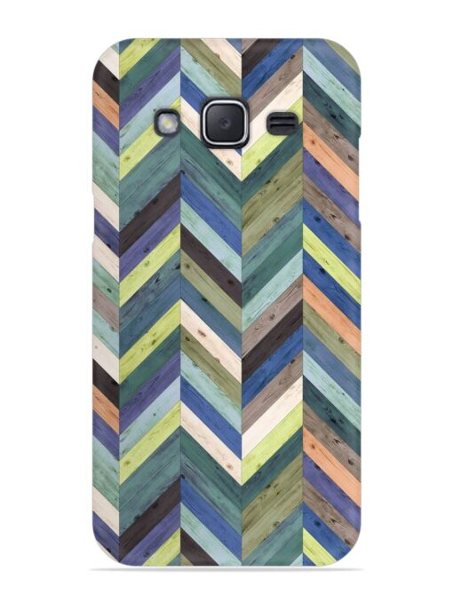 Chevron Random Color Snap Case for Samsung Galaxy J2 (2015) Zapvi