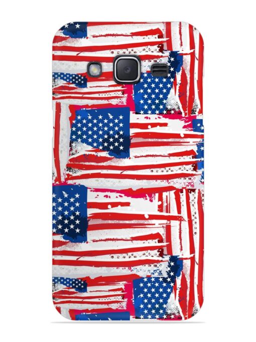 Usa Flag Seamless Snap Case for Samsung Galaxy J2 (2015) Zapvi