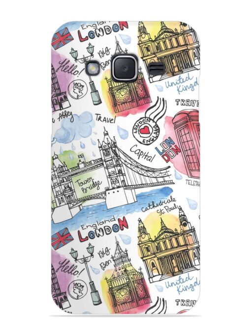 Vector London Landmark Snap Case for Samsung Galaxy J2 (2015)