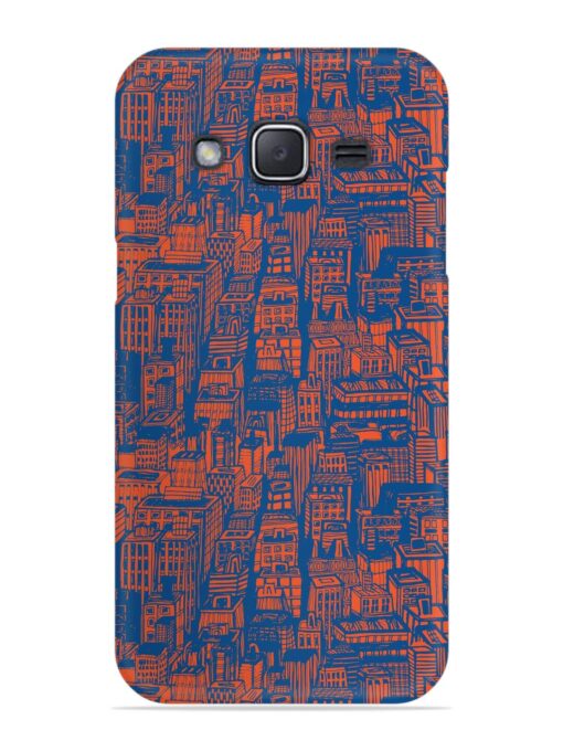 Hand Drawn Seamless Snap Case for Samsung Galaxy J2 (2015) Zapvi