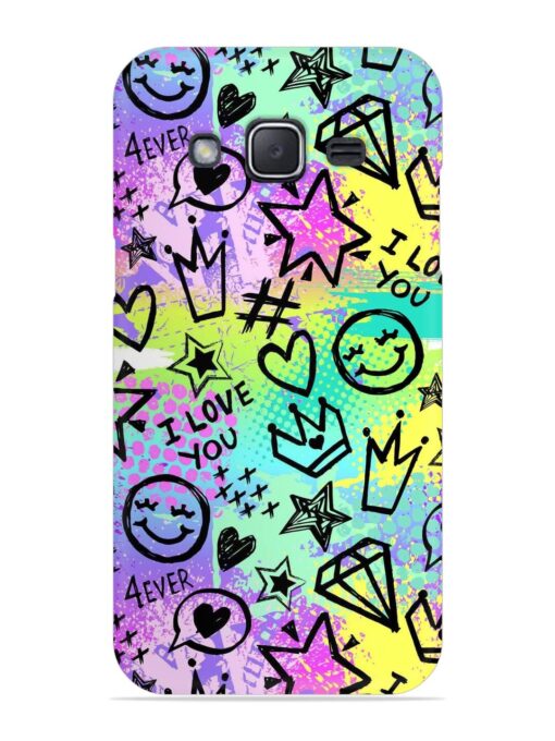 Bright Seamless Pattern Snap Case for Samsung Galaxy J2 (2015) Zapvi