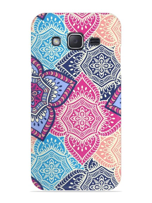 Ethnic Floral Seamless Snap Case for Samsung Galaxy J2 (2015)