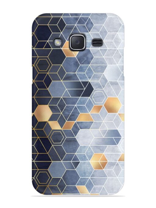 Geometric Abstraction Hexagons Snap Case for Samsung Galaxy J2 (2015) Zapvi