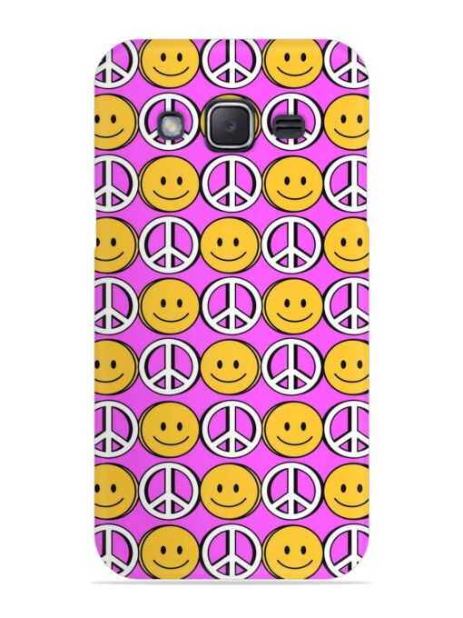 Smiley Face Peace Snap Case for Samsung Galaxy J2 (2015) Zapvi