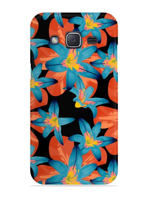 Philippine Flowers Seamless Snap Case for Samsung Galaxy J2 (2015)