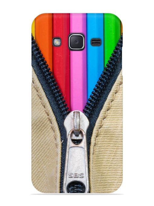 Zip In Color Snap Case for Samsung Galaxy J2 (2015) Zapvi