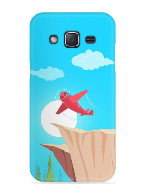 Small Planes In Flight Snap Case for Samsung Galaxy J2 (2015)